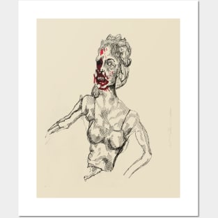 zombie girl Posters and Art